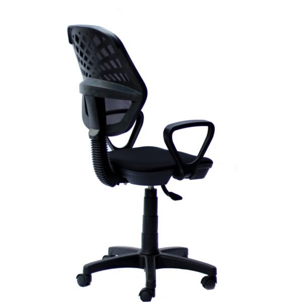 Orianna Design Fileli Terletmez Kumaş Ofis Koltuğu Çalışma Koltuğu Personel Koltuğu Sandalyesi - Görsel 2