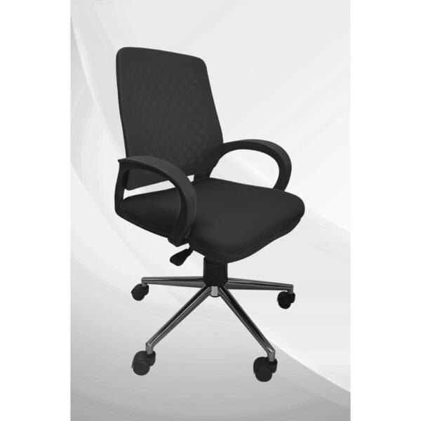 Obc Ofis Büro Concept Carina Fileli Ofis Koltuğu Öğrenci Çalışma Sandalyesi - Krom - Görsel 2
