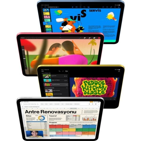 Apple iPad 10.nesil 64GB 10.9" Wi-Fi Tablet Gümüş MCM74TU/A - Görsel 4