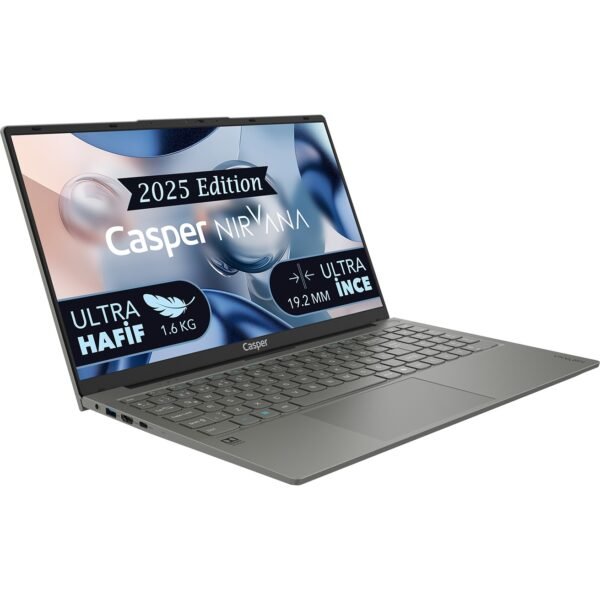 Casper Nirvana X600 AMD Ryzen 5 7430U 16GB 500GB SSD Freedos 15.6" Taşınabilir Bilgisayar X600.7430-BV00X-G-F - Görsel 5