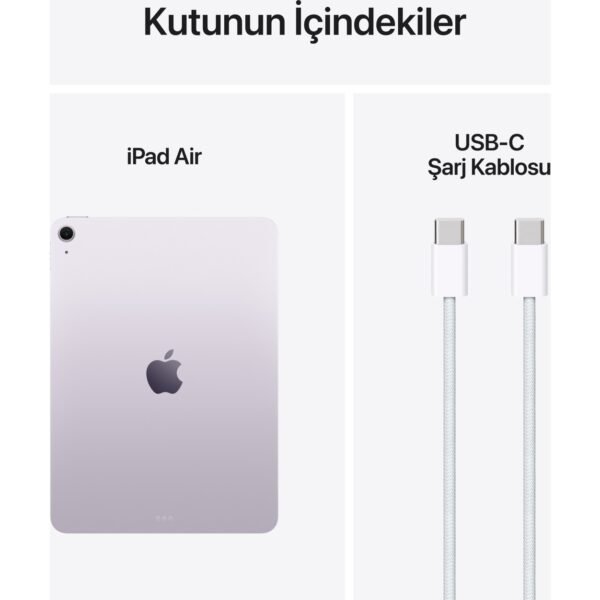 Apple iPad Air M3 11" 512GB Wi-Fi Mor MCAE4TU/A - Görsel 10