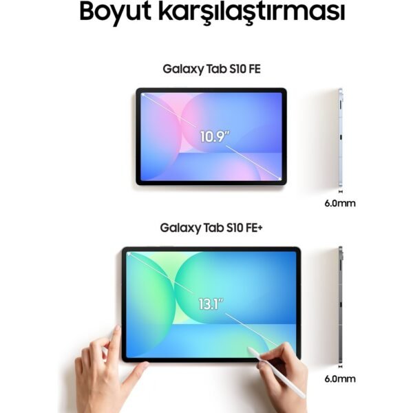 Samsung Galaxy Tab S10 FE 8GB 128GB SM-X520 (Samsung Türkiye Garantili) - Görsel 5