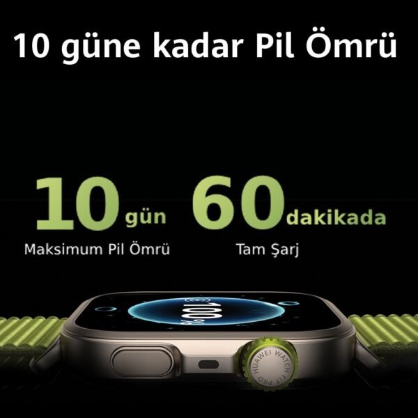 Huawei Watch Fit 4 Pro (Huawei Türkiye Garantili) - Siyah - Görsel 12