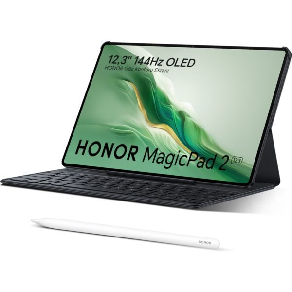 HONOR Magic Pad 2 12GB 256GB 12.3" Siyah Tablet + Klavyeli Kılıf + Kalem - Görsel 1