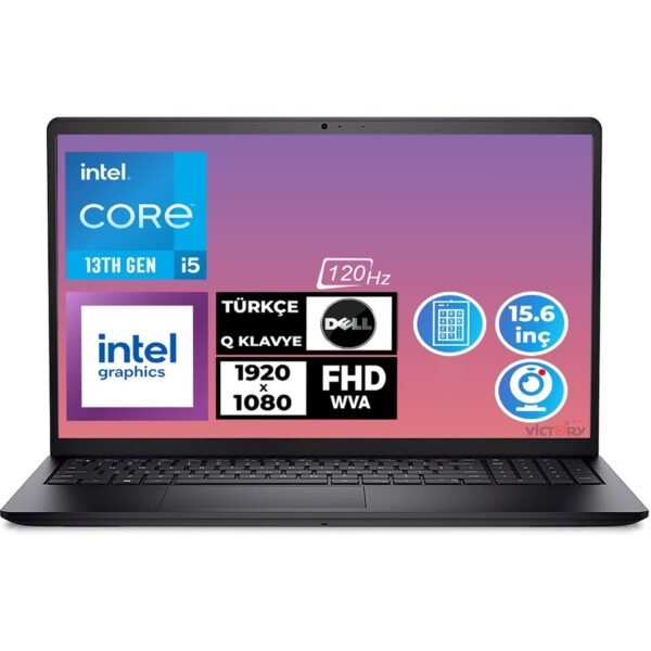 Dell Vostro 3530 I5-1334U 16GB 512GB SSD 15.6 Fhd 120Hz Ubuntu Taşınabilir Bilgisayar N3404PVNB3530-UBU - Görsel 1