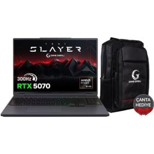 Game Garaj Slayer R9T-5070 C6 Amd Ryzen 9 8945HX 32GB Ram 1tb SSD RTX5070 16" 300Hz Qhd+ Freedos Oyuncu Laptop
