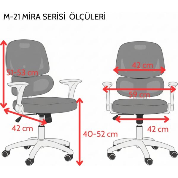 Drift Mira Çocuk Çalışma Sandalyesi - Görsel 8